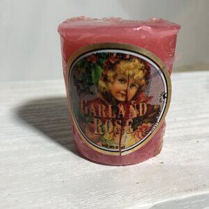 Vintage Garland Rose Scented Votive Candle 2 Oz